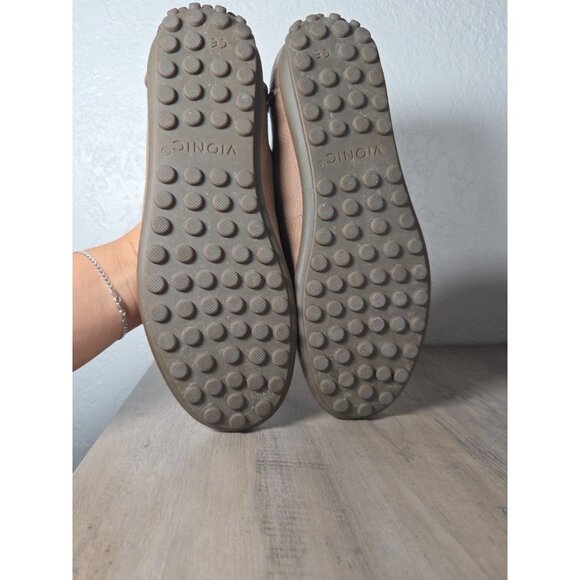 VIONIC 'Marcy' Brown Leather Driving Loafers Slip On Shoes Flats Size 8 - Picture 5 of 6